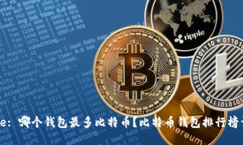 Title: 哪个钱包最多比特币?比特币钱包排行榜详解