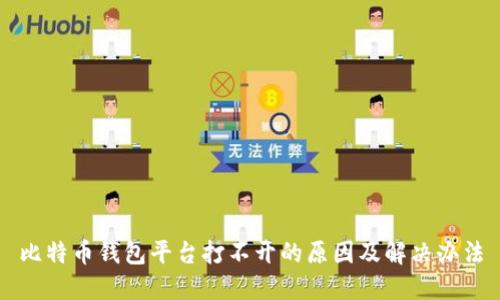 比特币钱包平台打不开的原因及解决办法