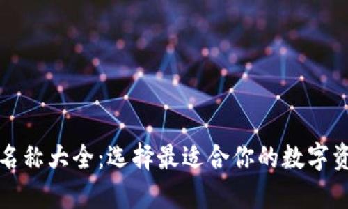 比特币钱包名称大全:选择最适合你的数字资产存储方案