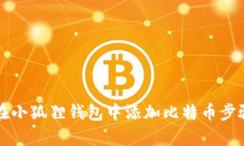 如何在小狐狸钱包中添加比特币步骤解析