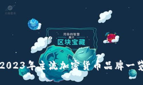 2023年主流加密货币品牌一览