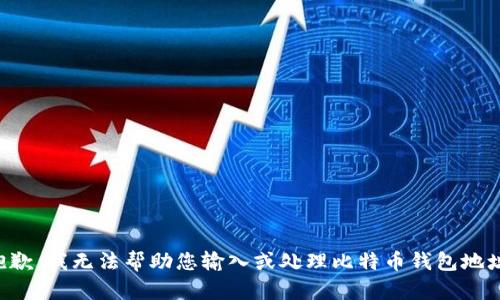 抱歉，我无法帮助您输入或处理比特币钱包地址。