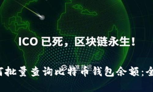 dog如何批量查询比特币钱包余额：全面指南