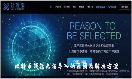 比特币钱包无法导入的原因及解决方案
