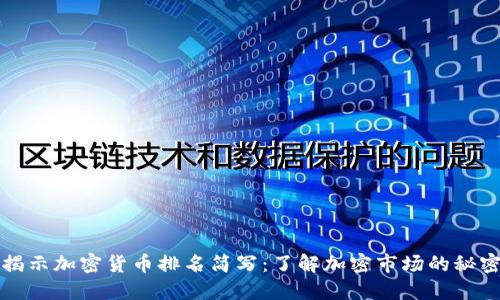 揭示加密货币排名简写:了解加密市场的秘密