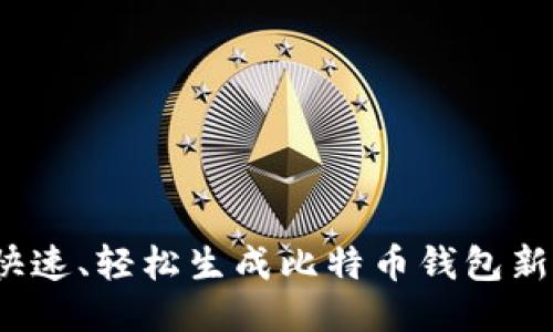 如何快速、轻松生成比特币钱包新地址？